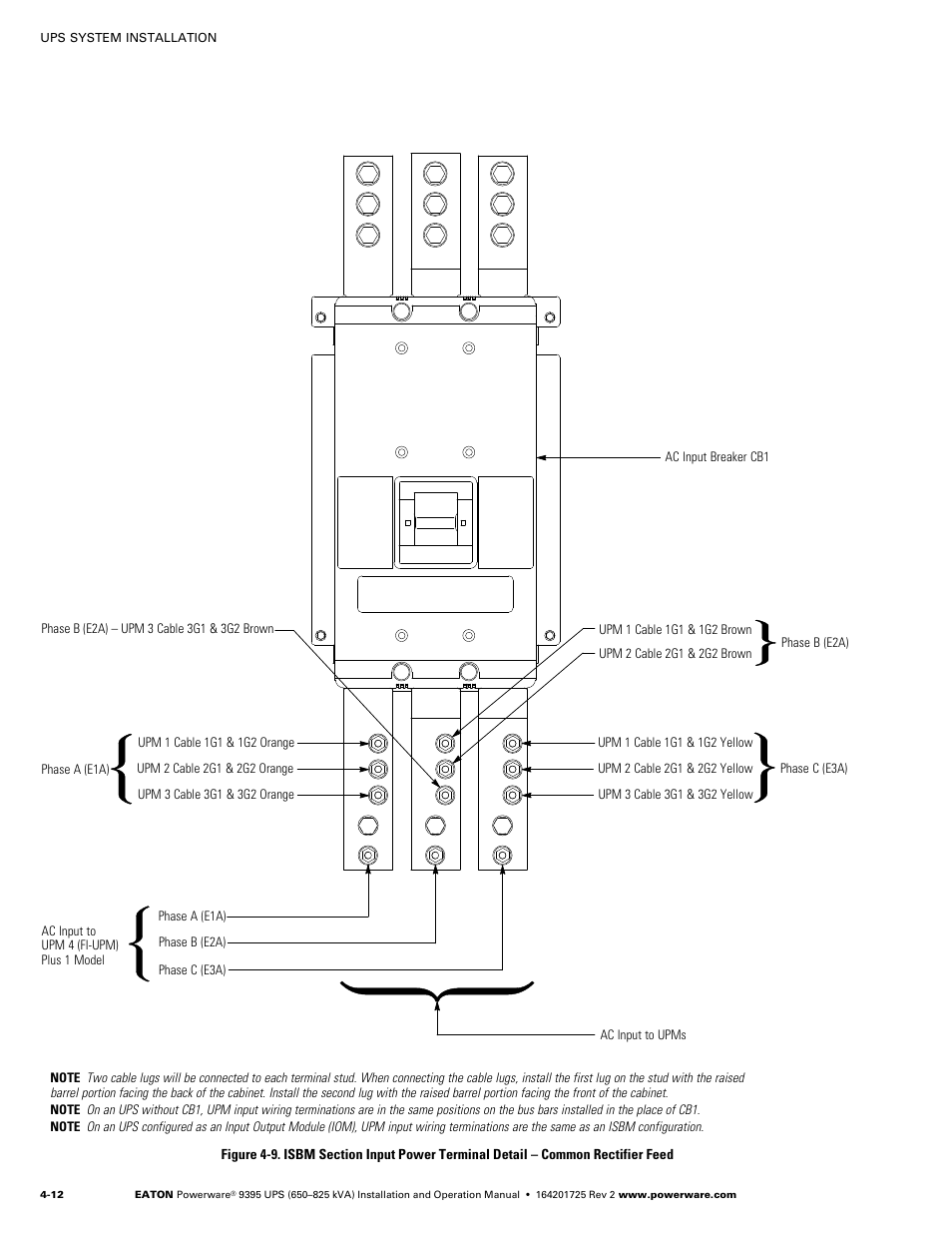 Figure 4-9 | Powerware 9395 UPS and Plus 1 UPS 650825 kVA User Manual | Page 58 / 192