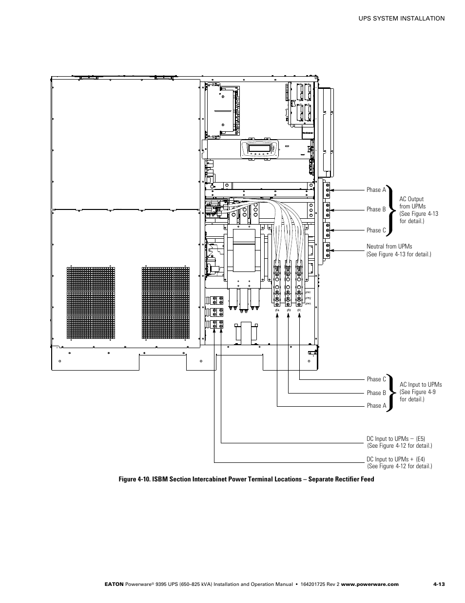 Powerware 9395 UPS and Plus 1 UPS 650825 kVA User Manual | Page 59 / 192