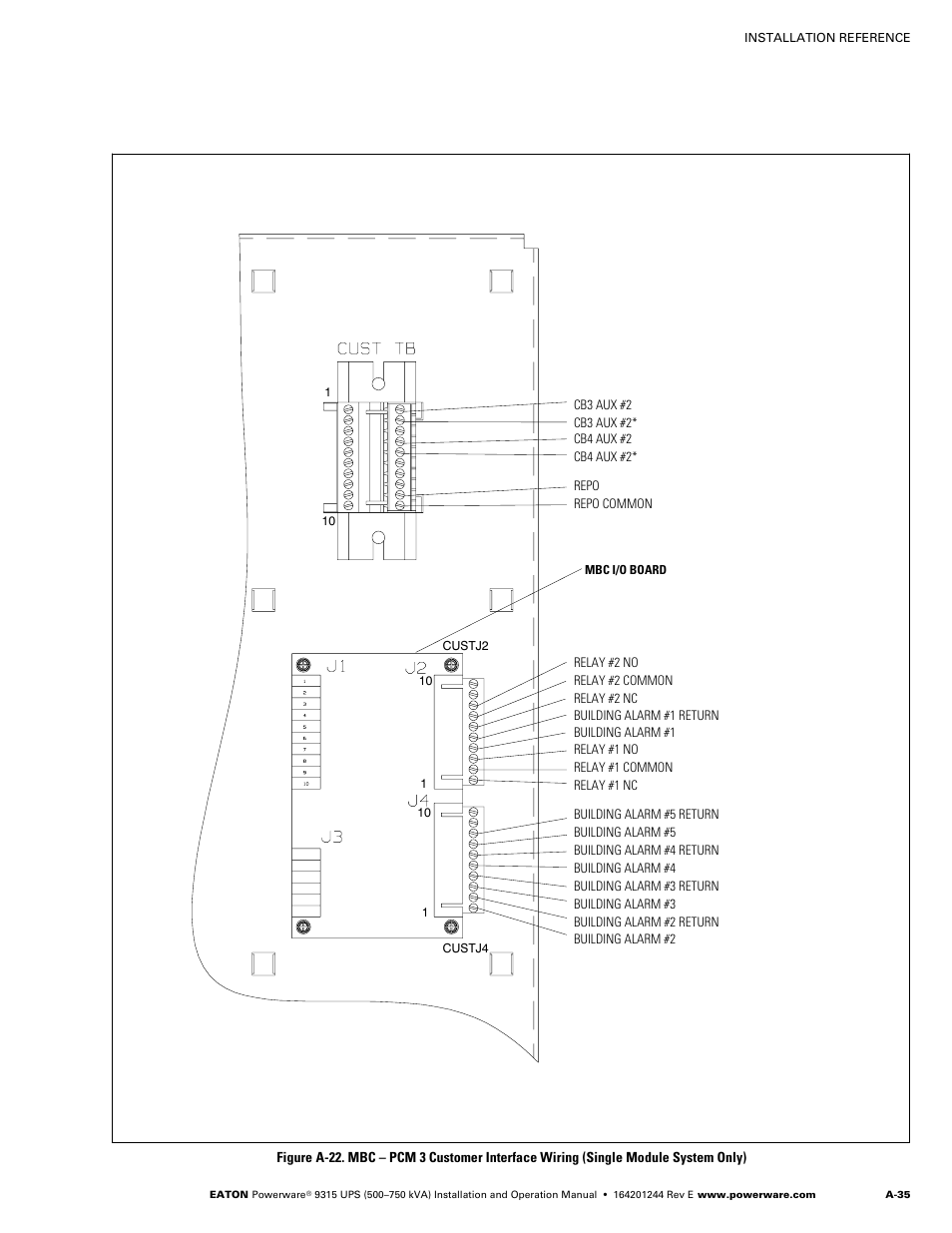 A-35 | Powerware 9315 User Manual | Page 145 / 154