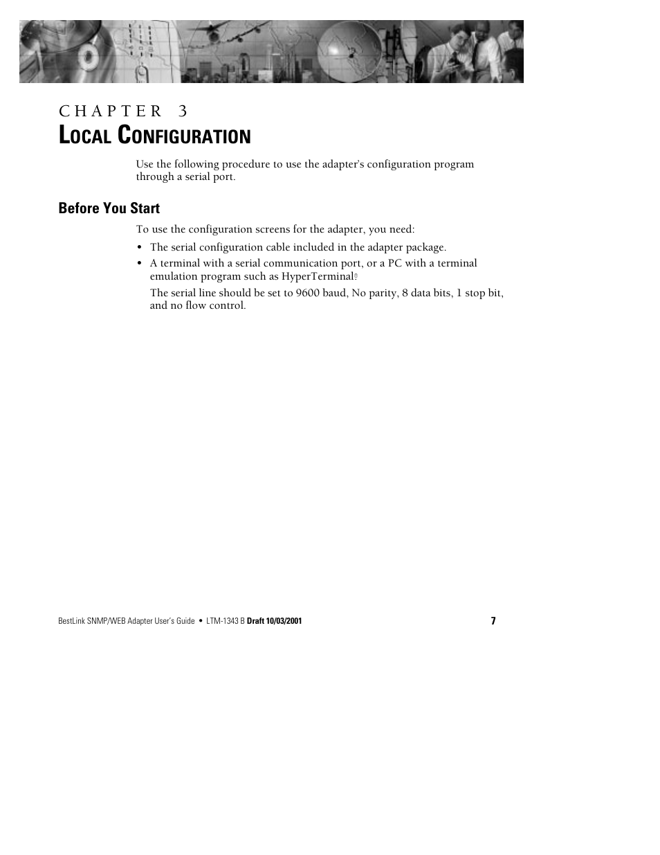 Ocal, Onfiguration | Powerware BestLink IPK-0319 User Manual | Page 13 / 44