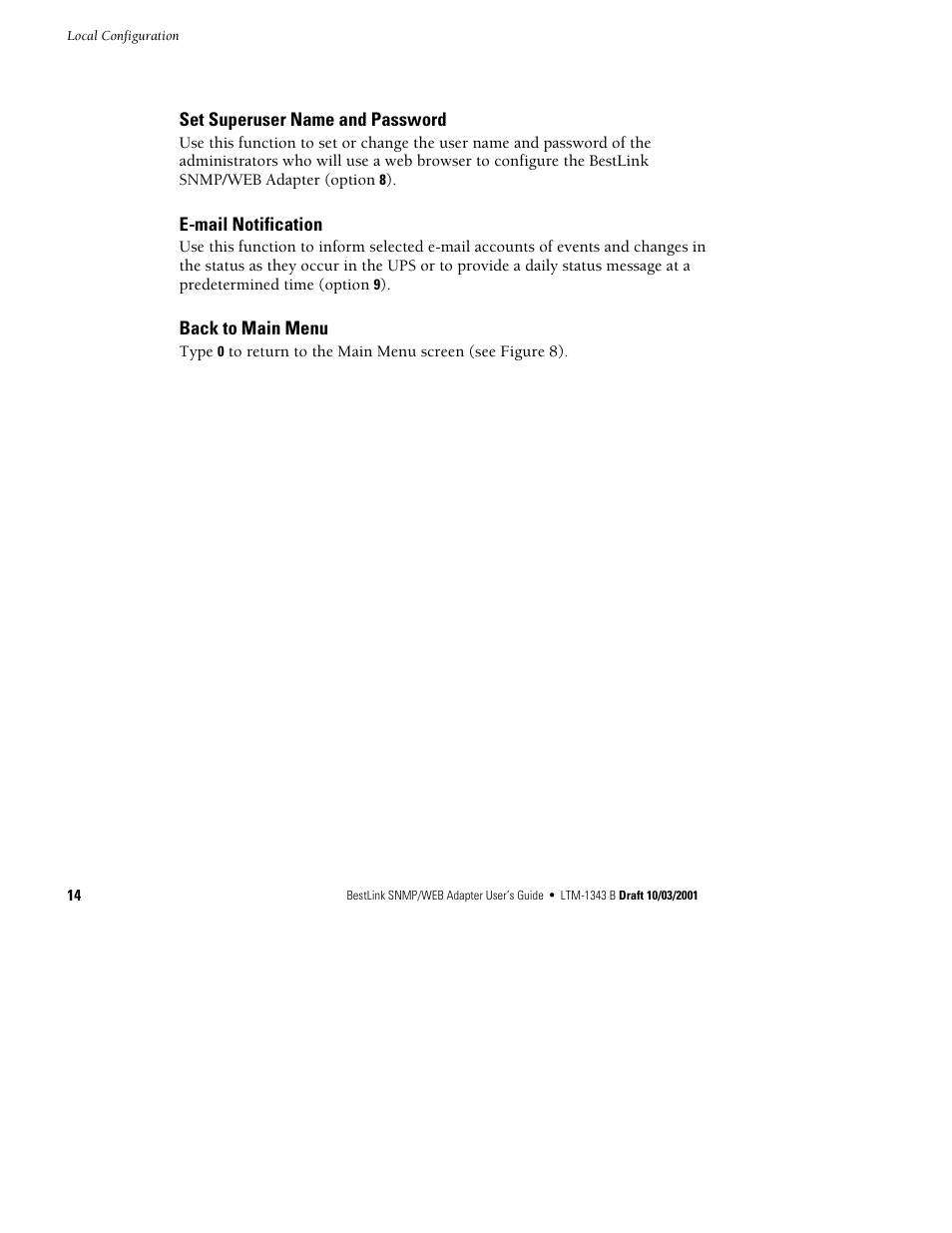 Powerware BestLink IPK-0319 User Manual | Page 20 / 44