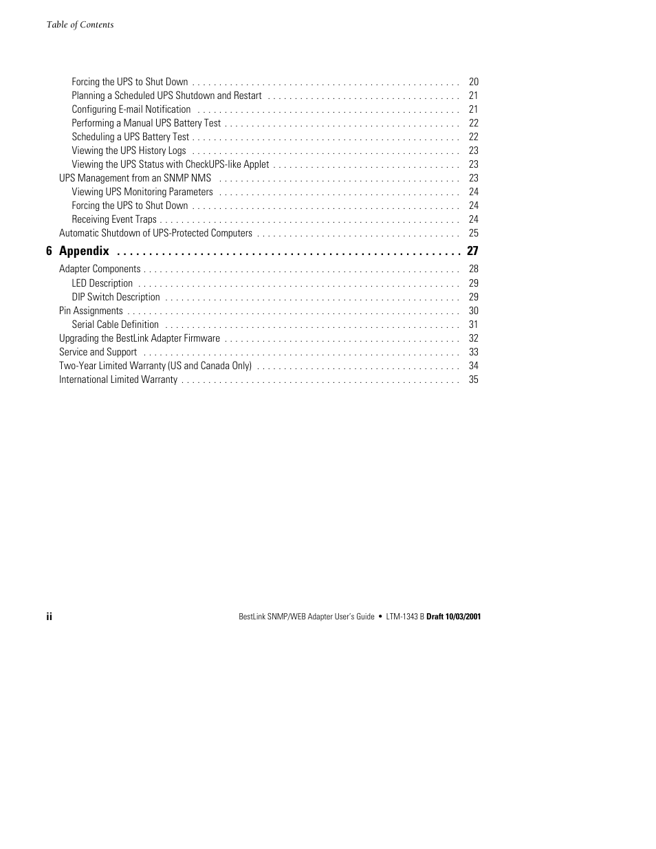 Powerware BestLink IPK-0319 User Manual | Page 6 / 44