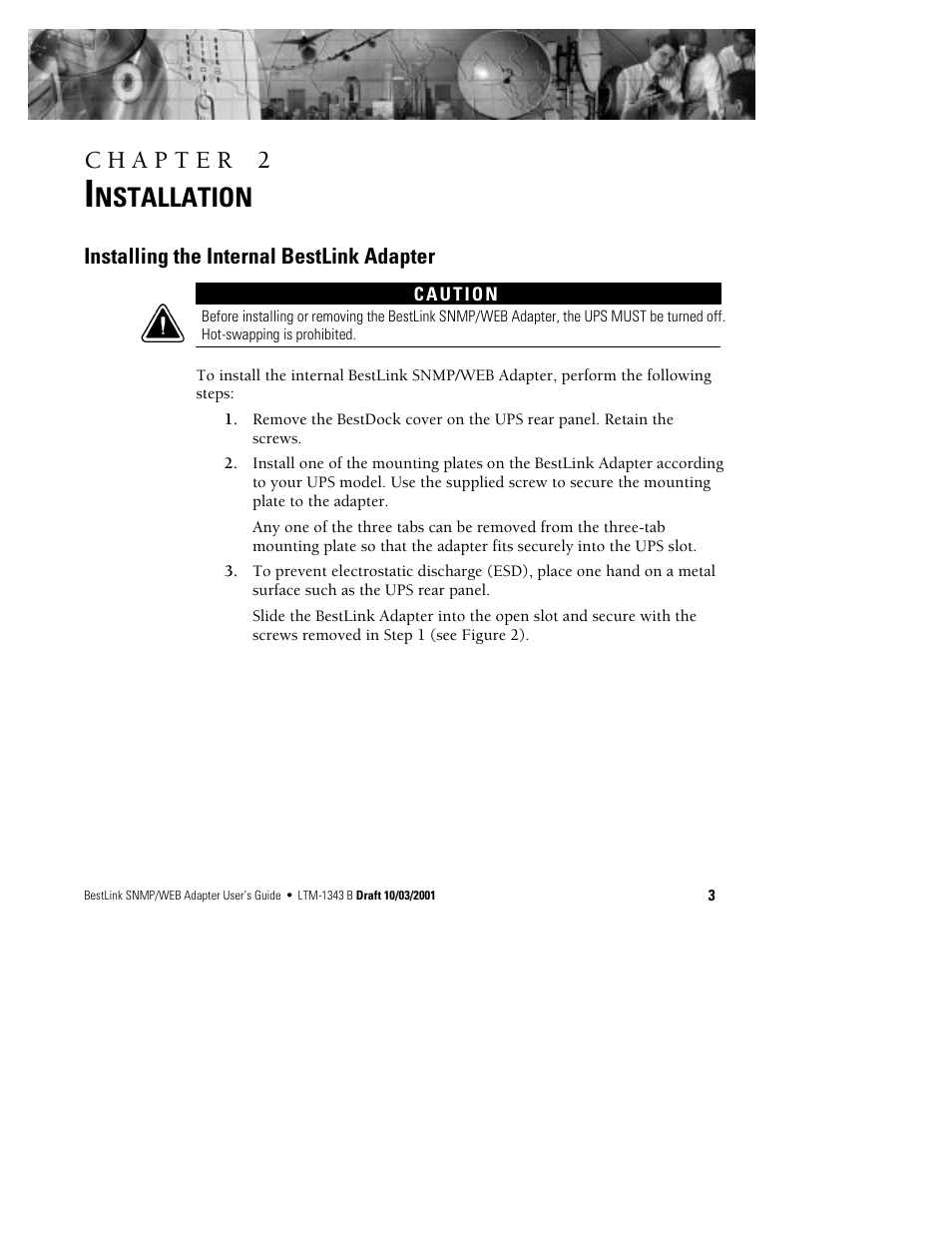 Nstallation | Powerware BestLink IPK-0319 User Manual | Page 9 / 44