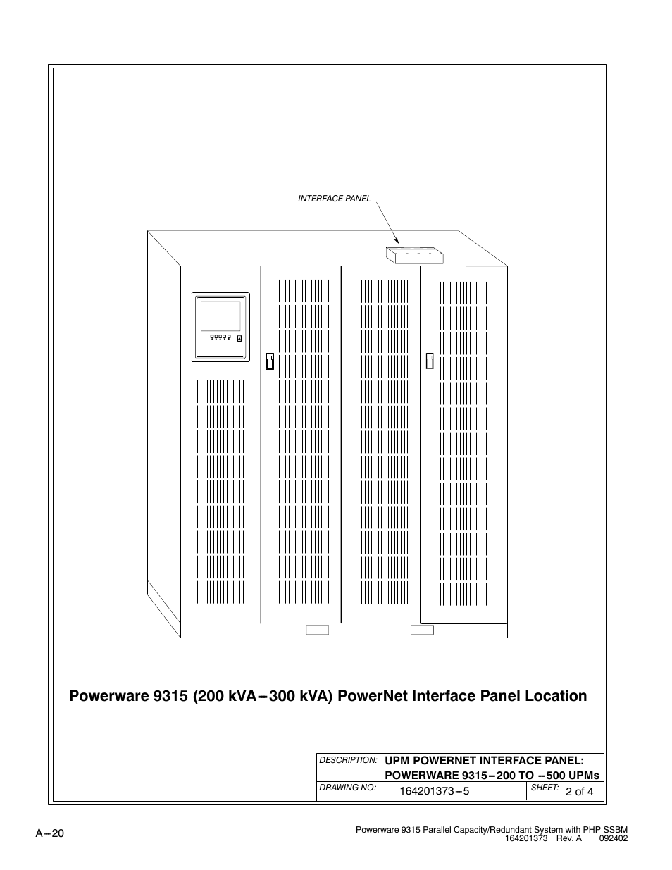 Powerware 9315s User Manual | Page 176 / 205