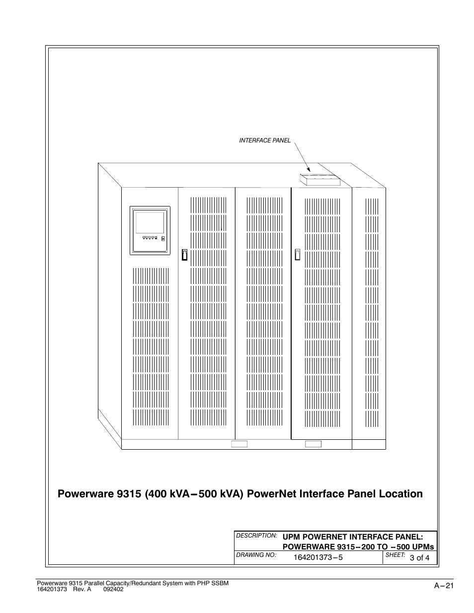 Powerware 9315s User Manual | Page 177 / 205