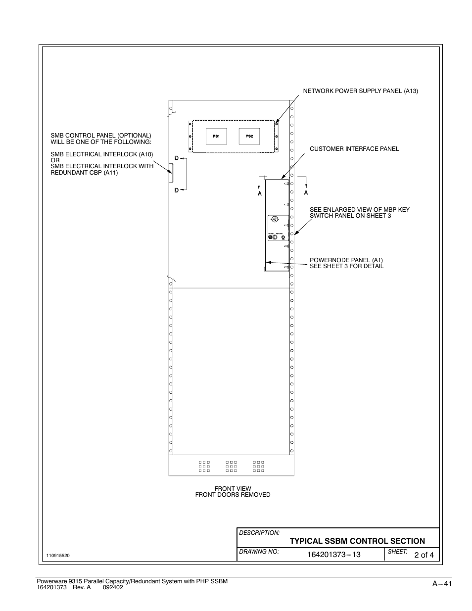 Powerware 9315s User Manual | Page 197 / 205