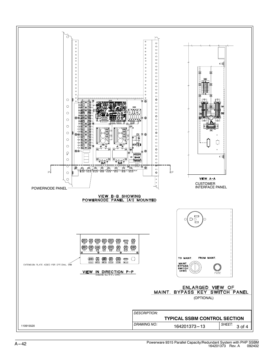 Powerware 9315s User Manual | Page 198 / 205