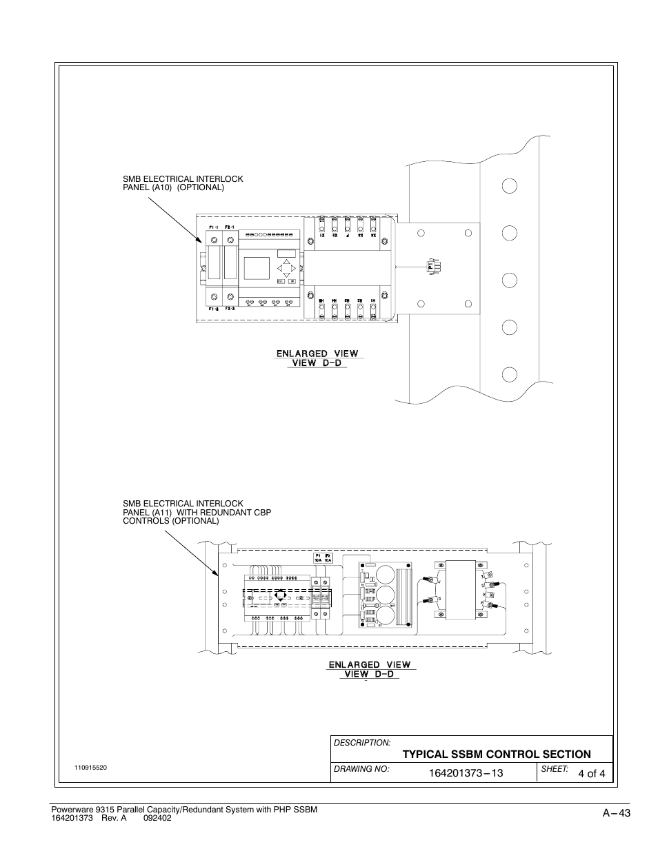 Powerware 9315s User Manual | Page 199 / 205