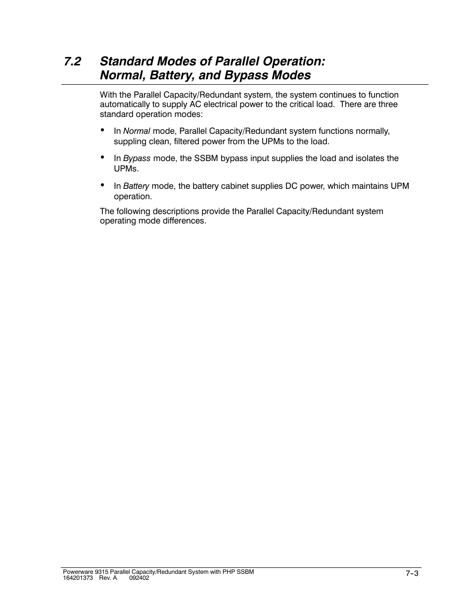 Powerware 9315s User Manual | Page 55 / 205