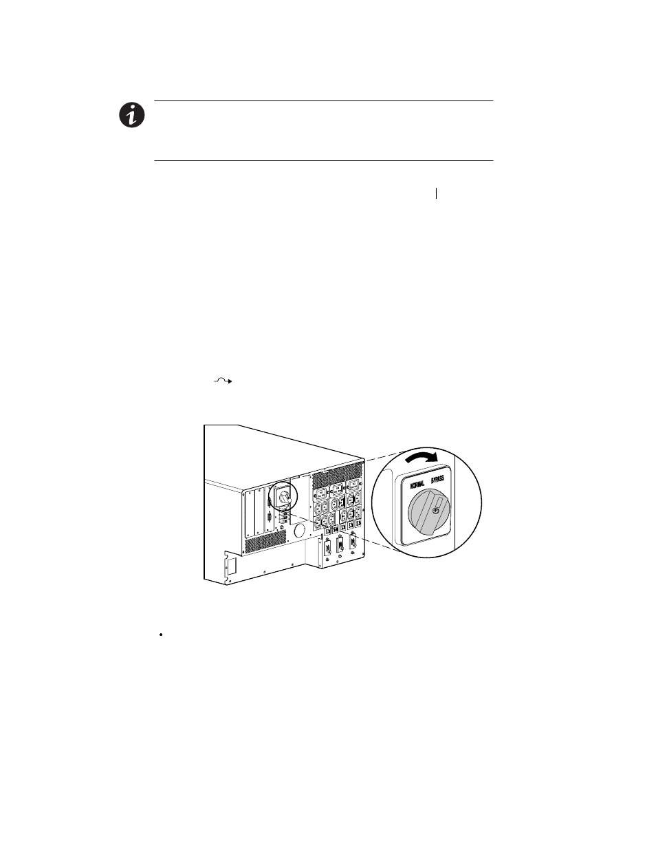 Starting the ups on battery, Maintenance bypass | Powerware 5140 User Manual | Page 41 / 68