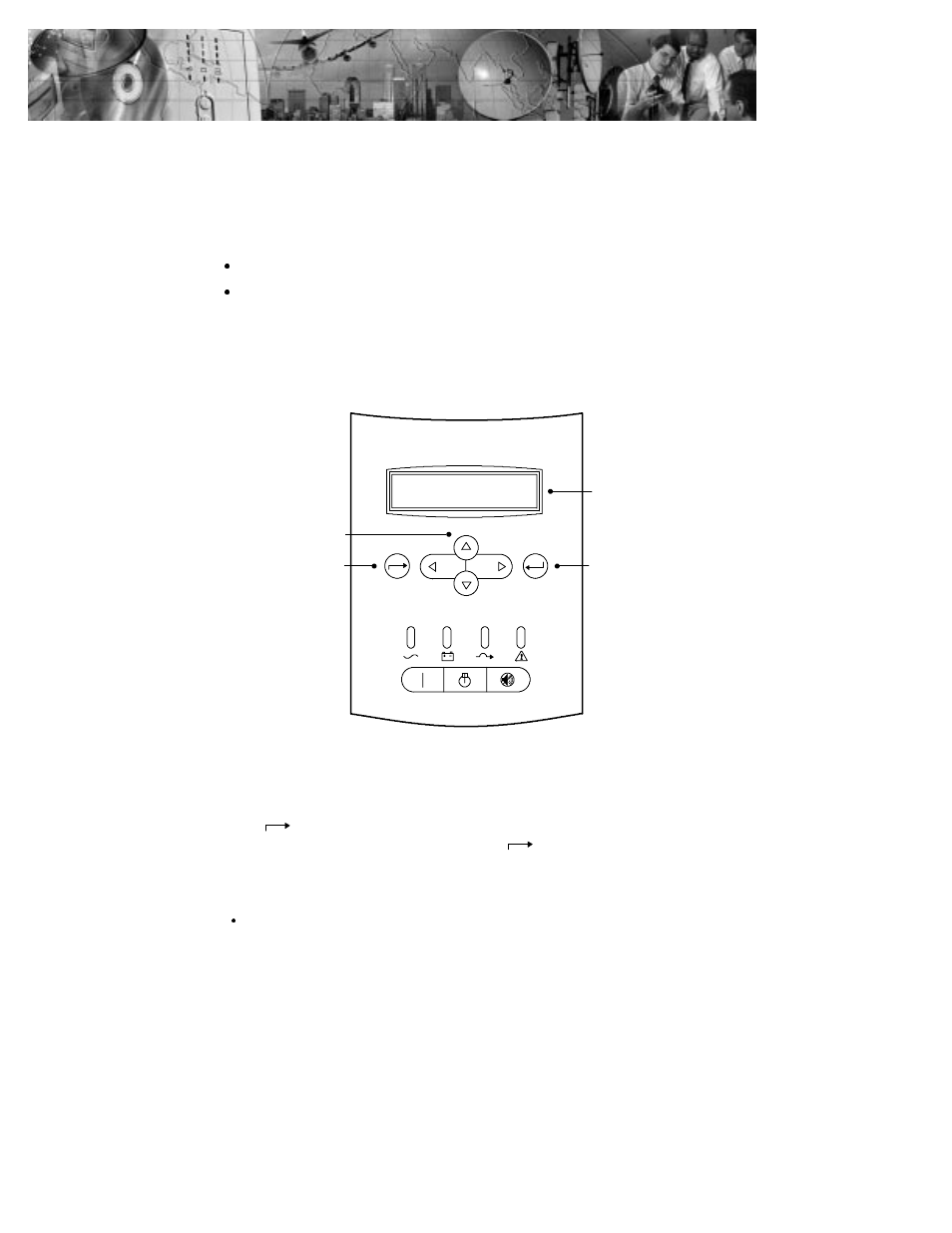 Ront, Anel, Enus | Powerware 5140 User Manual | Page 43 / 68
