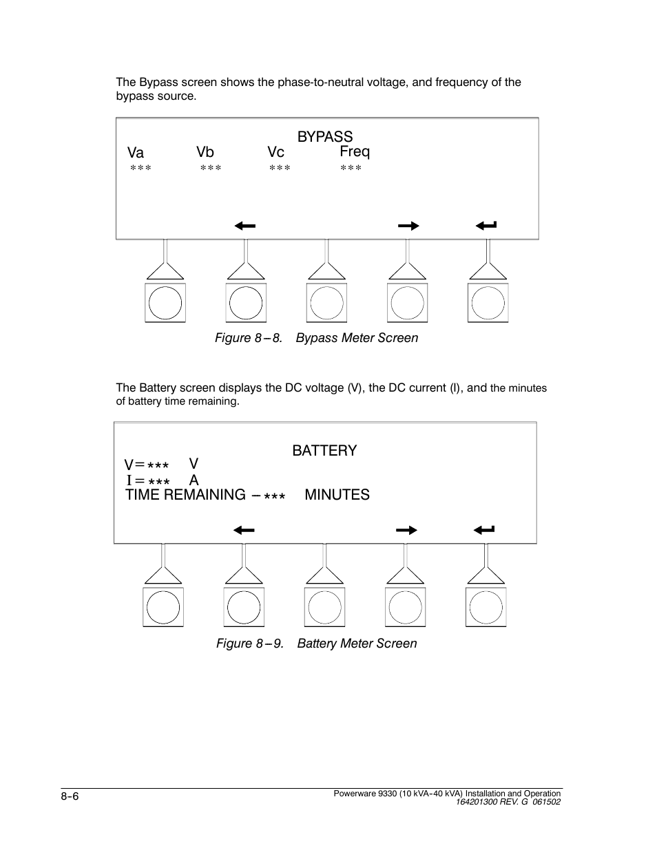 Powerware 9330 User Manual | Page 104 / 246