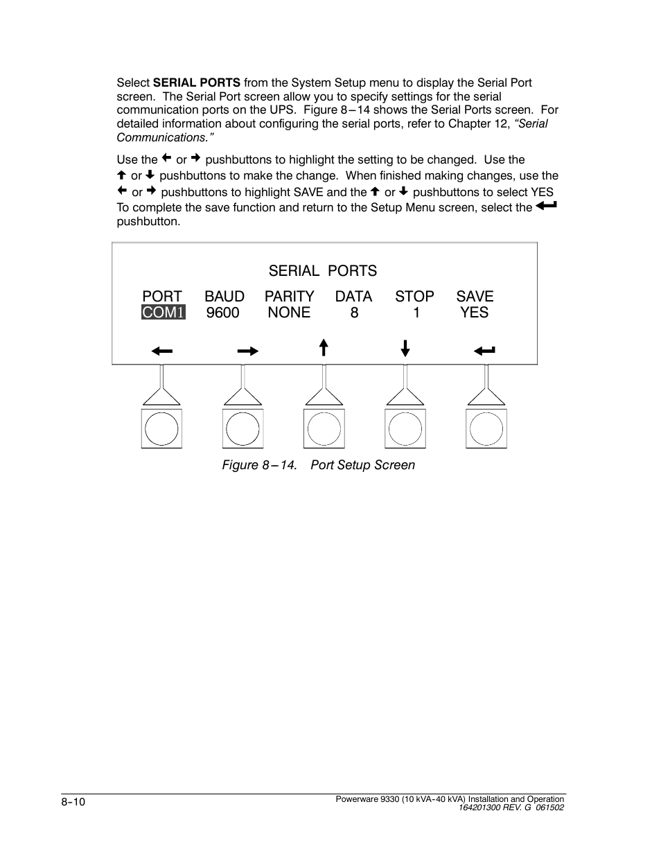 Powerware 9330 User Manual | Page 108 / 246