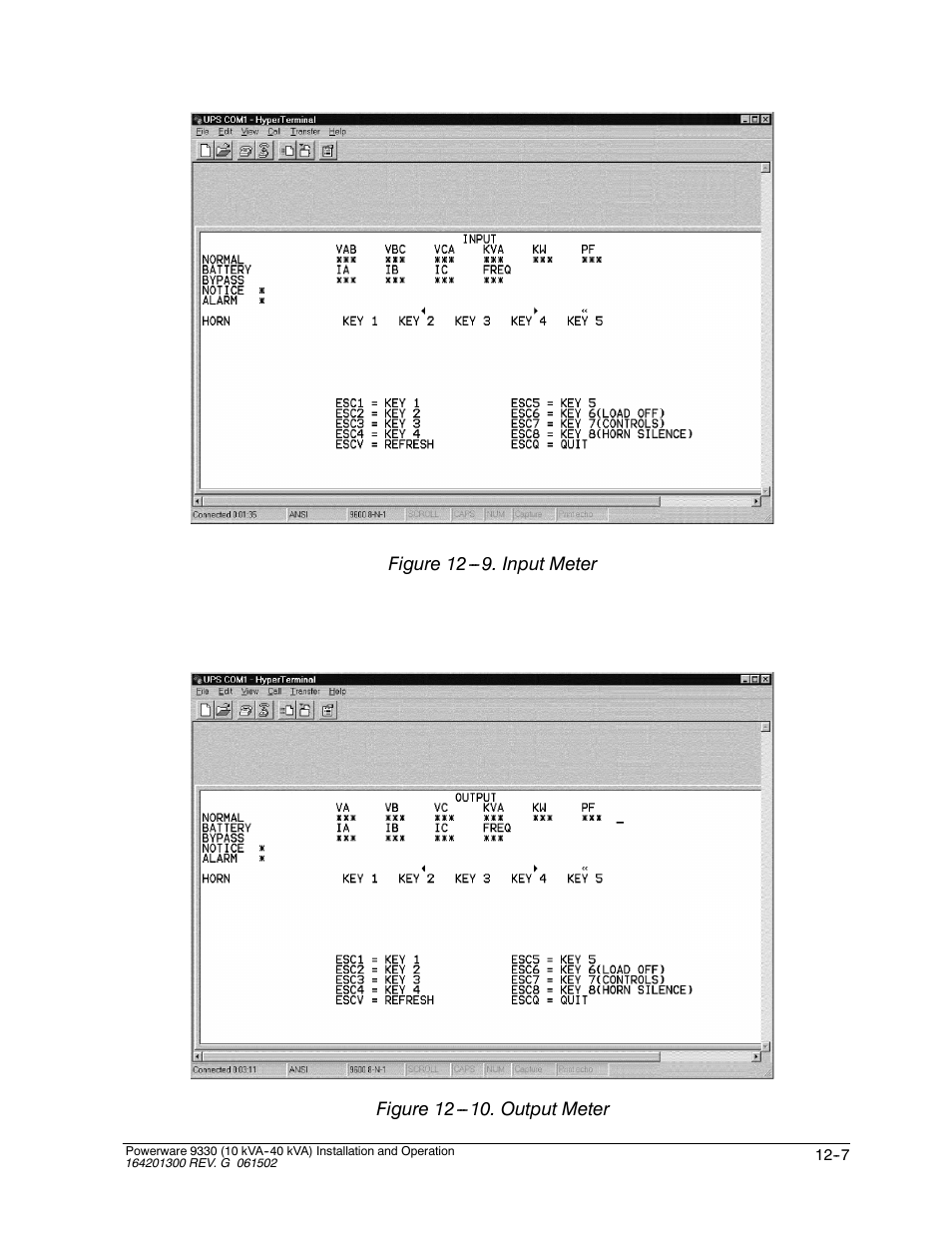 Powerware 9330 User Manual | Page 145 / 246