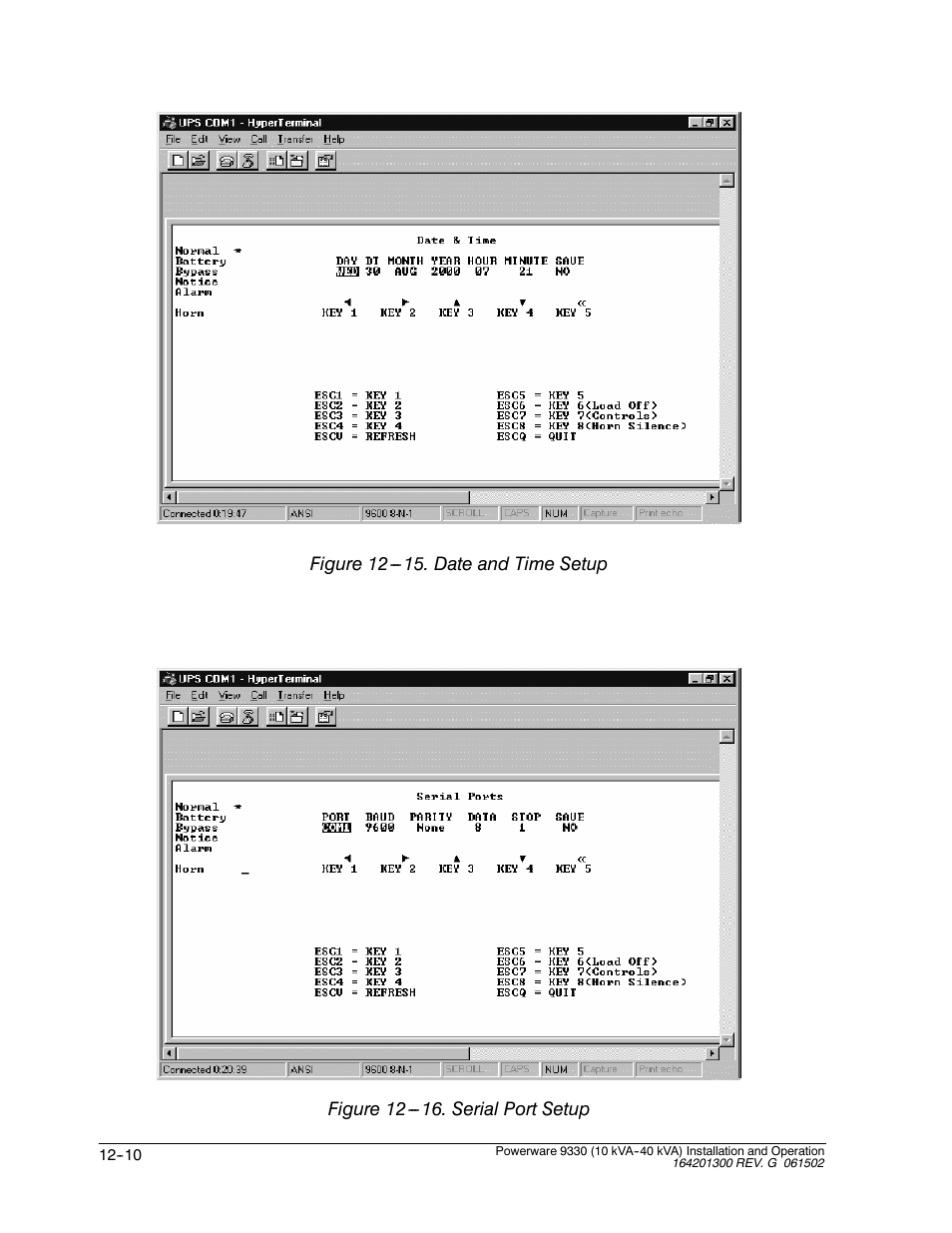Powerware 9330 User Manual | Page 148 / 246