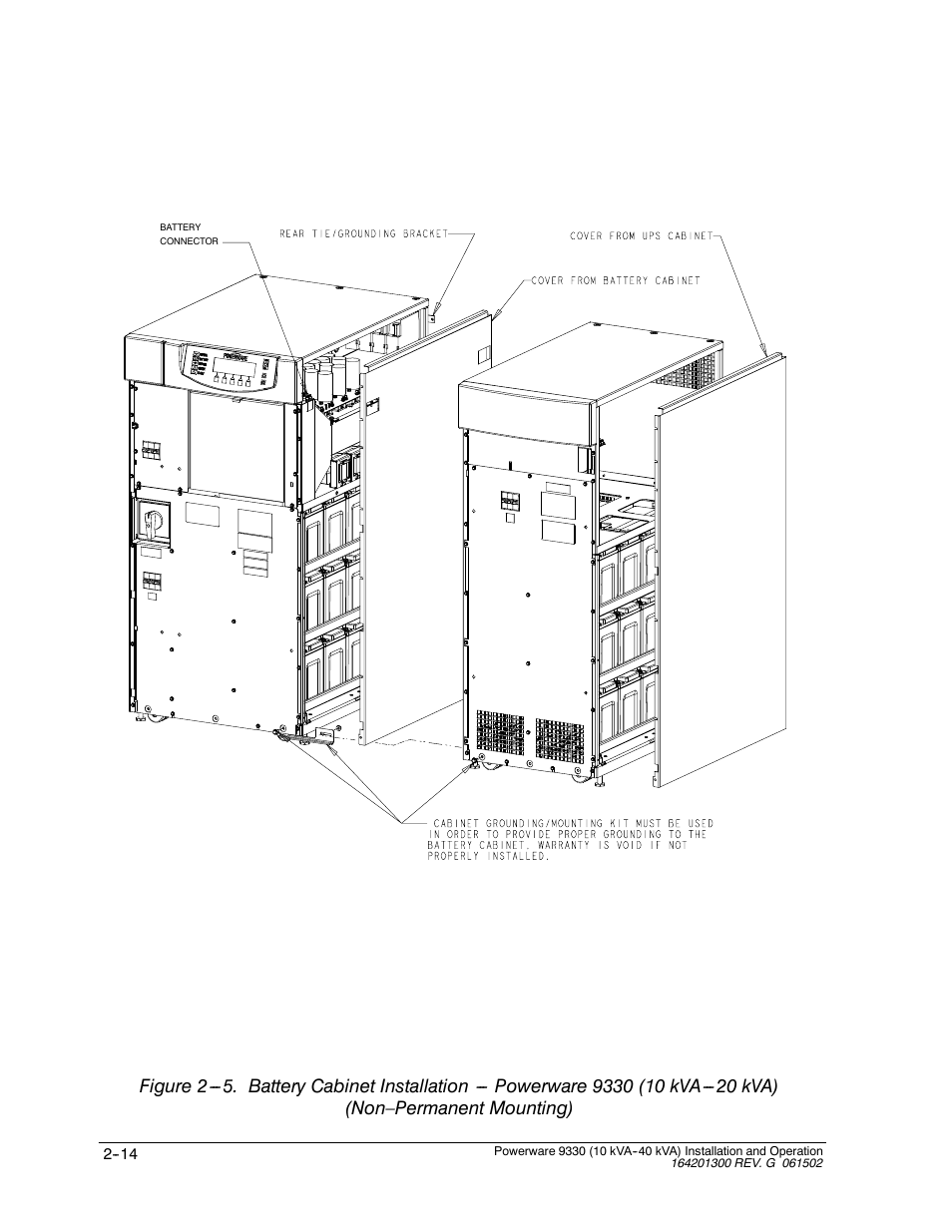 Powerware 9330 User Manual | Page 40 / 246