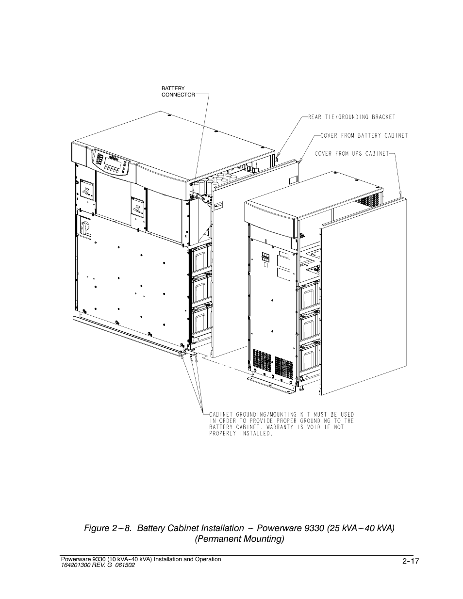 Powerware 9330 User Manual | Page 43 / 246