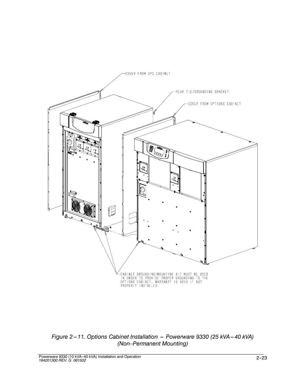 Powerware 9330 User Manual | Page 49 / 246