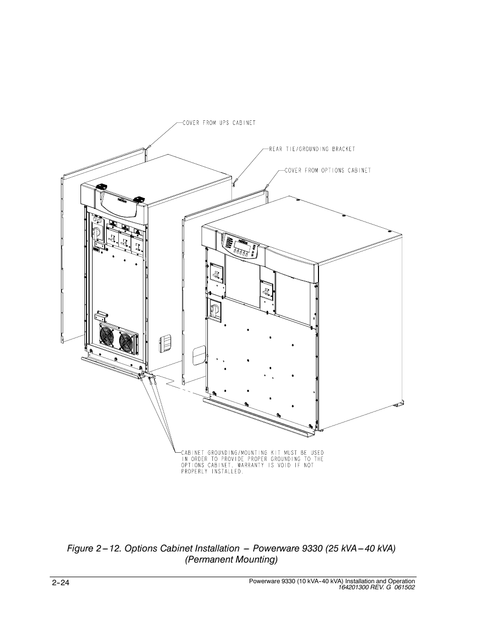 Powerware 9330 User Manual | Page 50 / 246