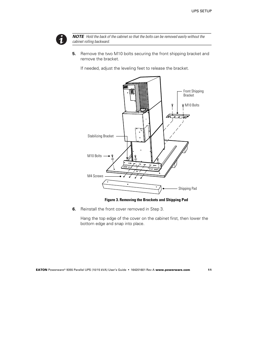 Powerware 9355 User Manual | Page 17 / 62