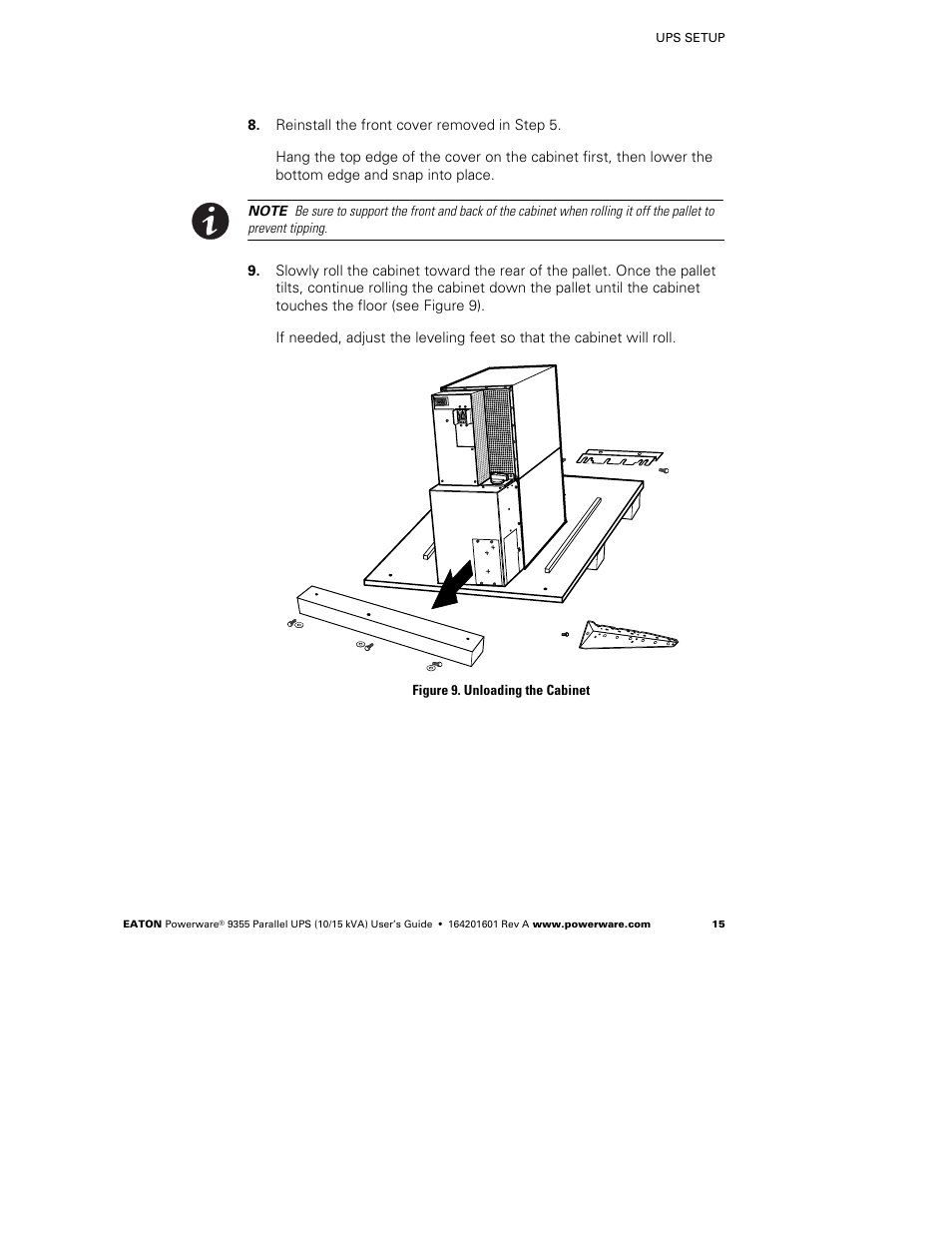 Powerware 9355 User Manual | Page 21 / 62