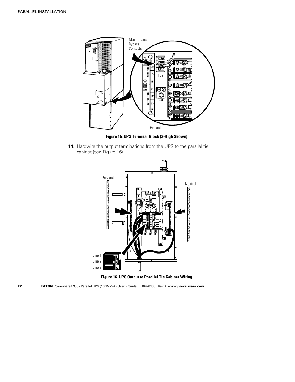 Powerware 9355 User Manual | Page 28 / 62