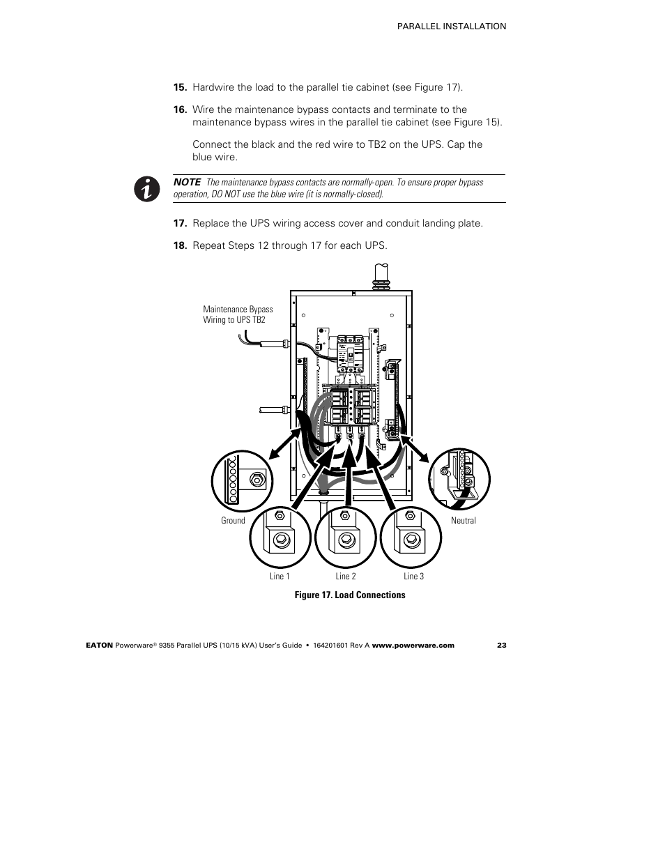 Powerware 9355 User Manual | Page 29 / 62