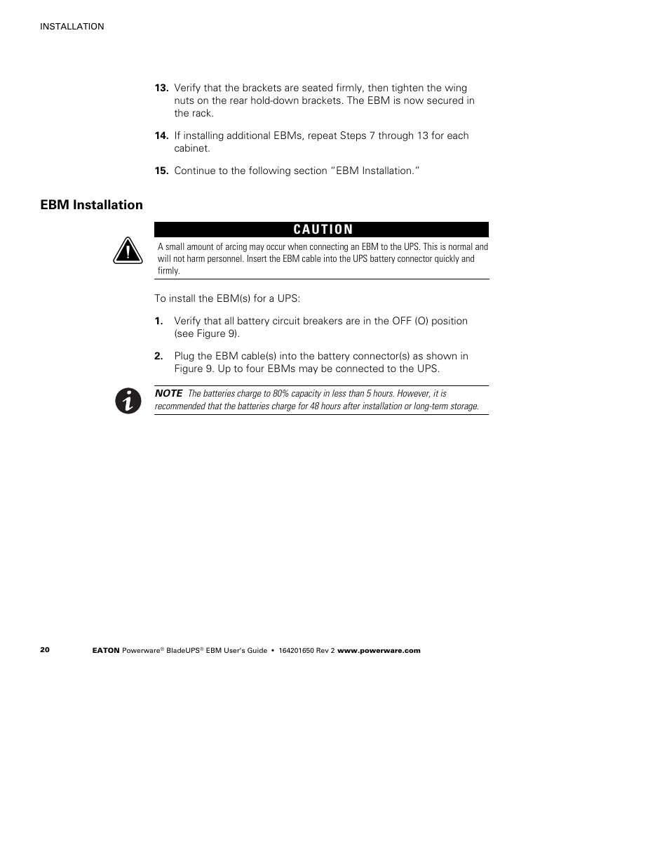 Powerware BladeUPS none User Manual | Page 24 / 32