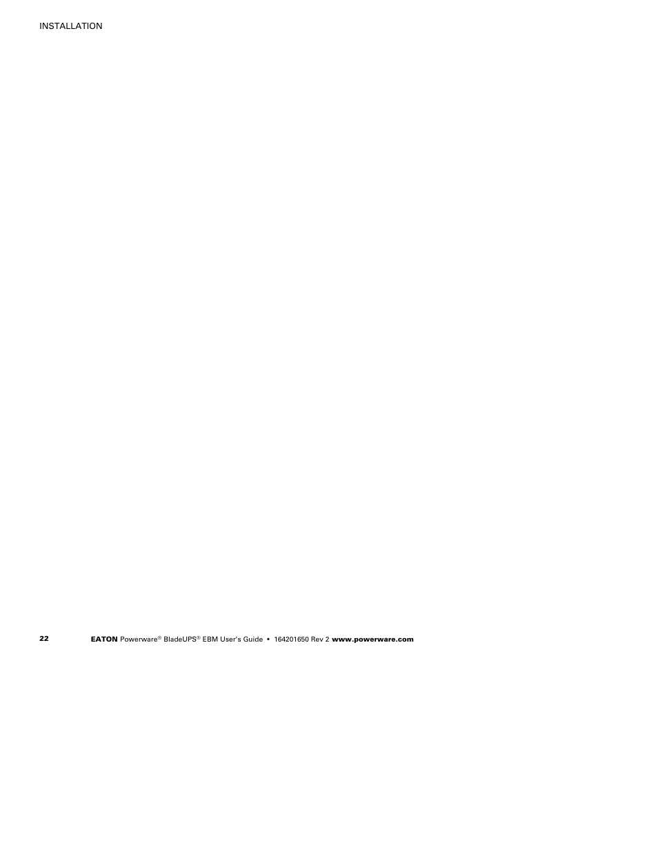 Powerware BladeUPS none User Manual | Page 26 / 32