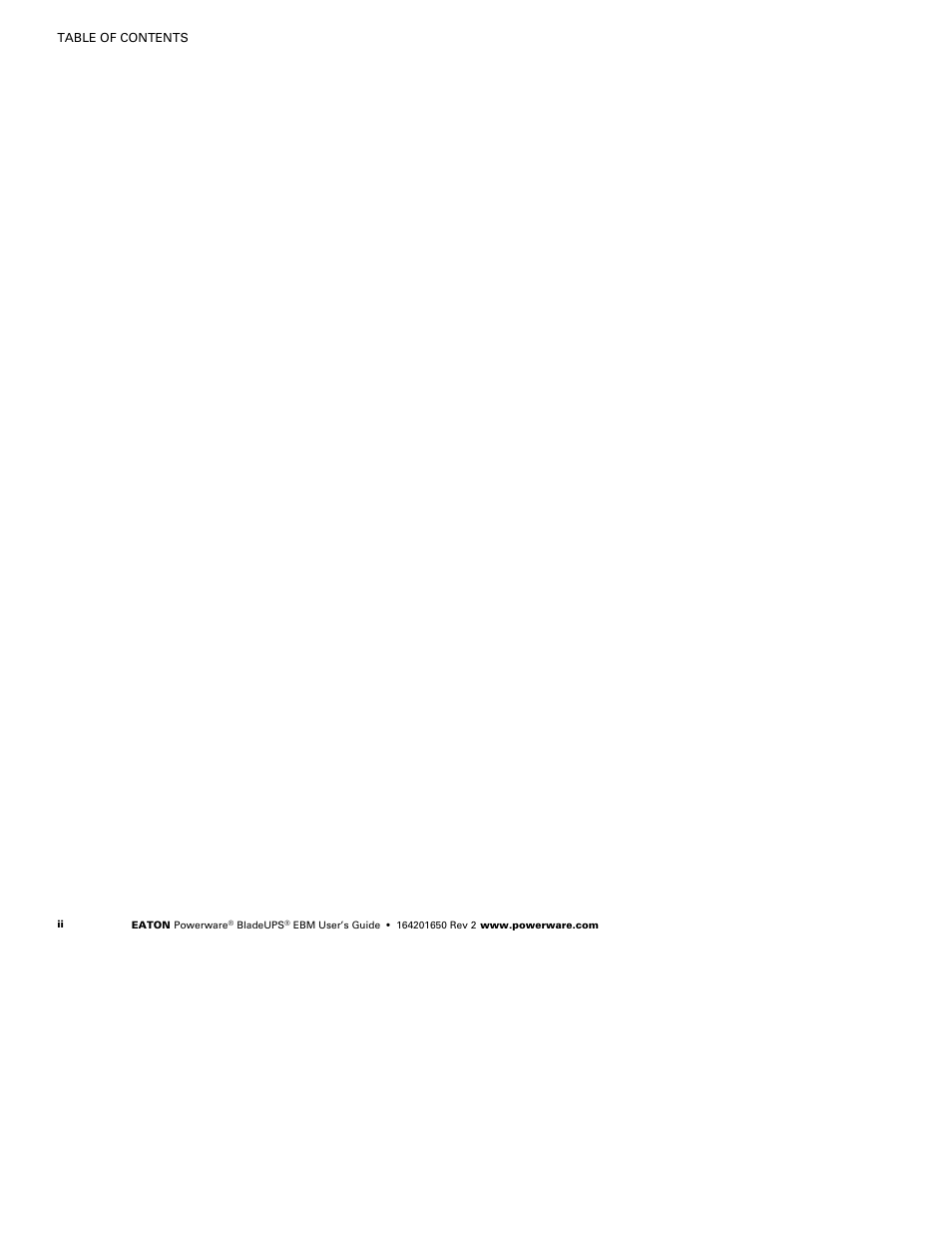 Powerware BladeUPS none User Manual | Page 4 / 32