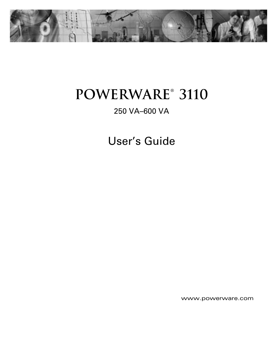 Powerware 3110 User Manual | 18 pages