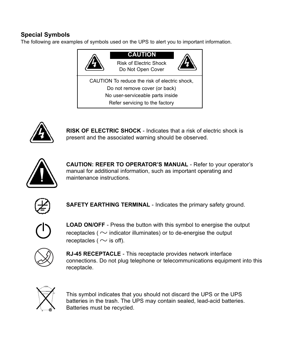 Powerware 5115A USB User Manual | Page 4 / 44