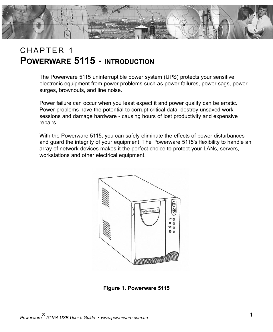 Owerware | Powerware 5115A USB User Manual | Page 7 / 44