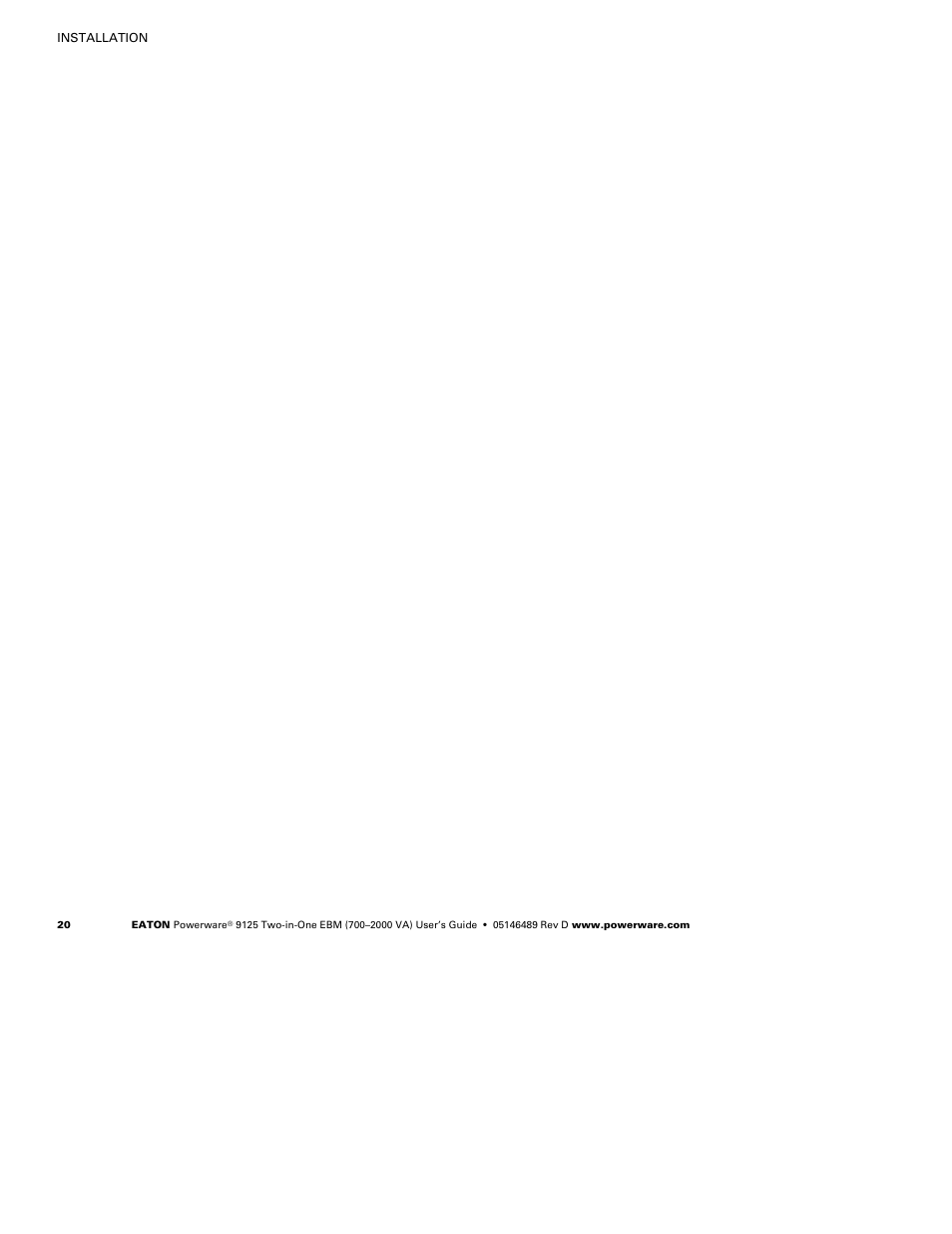 Powerware 9125 User Manual | Page 24 / 30