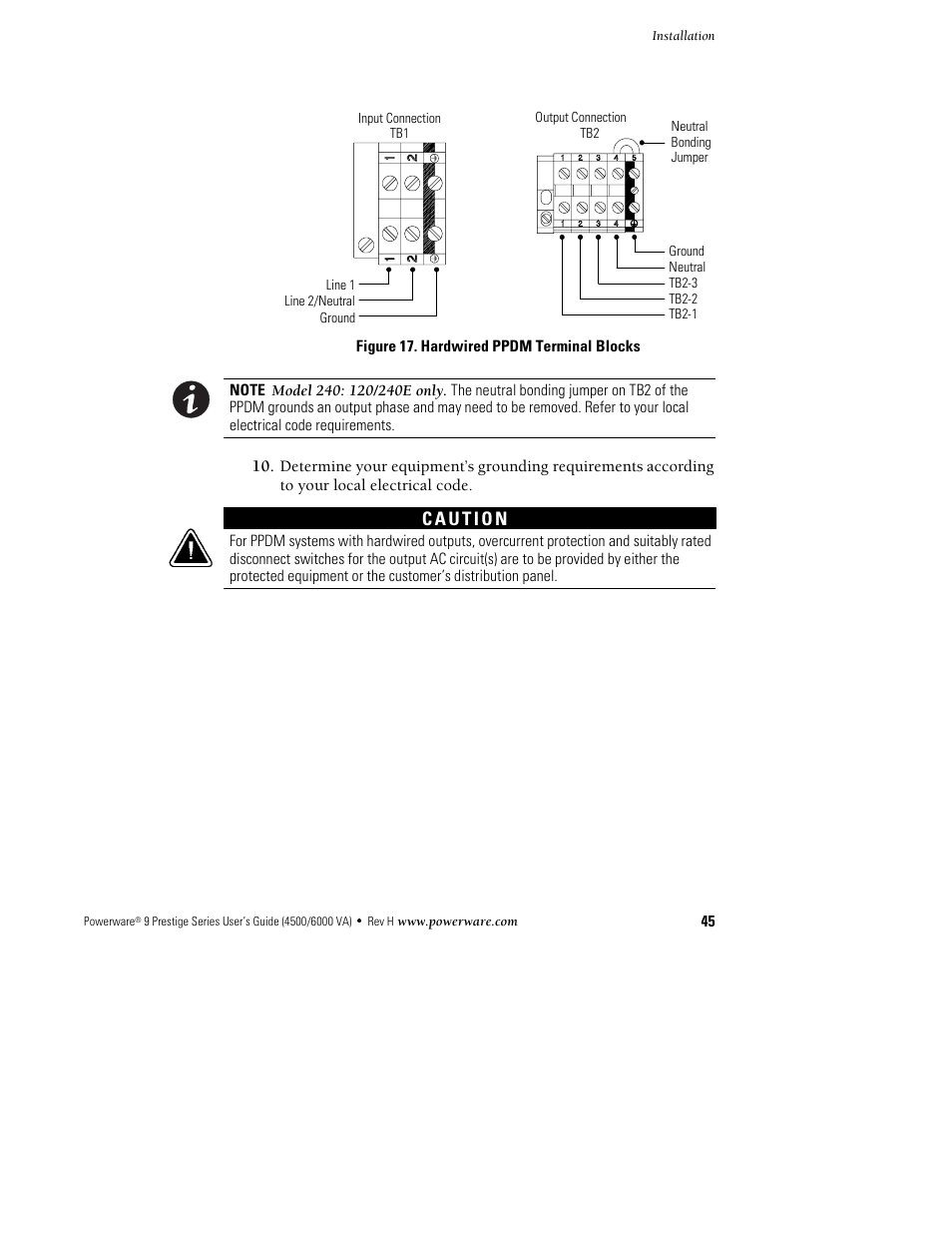 Powerware 6000 User Manual | Page 53 / 92