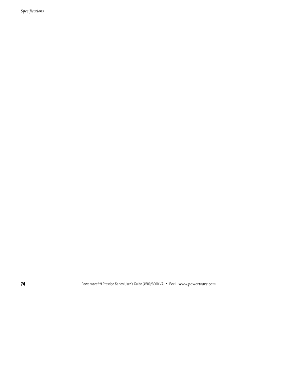 Powerware 6000 User Manual | Page 82 / 92