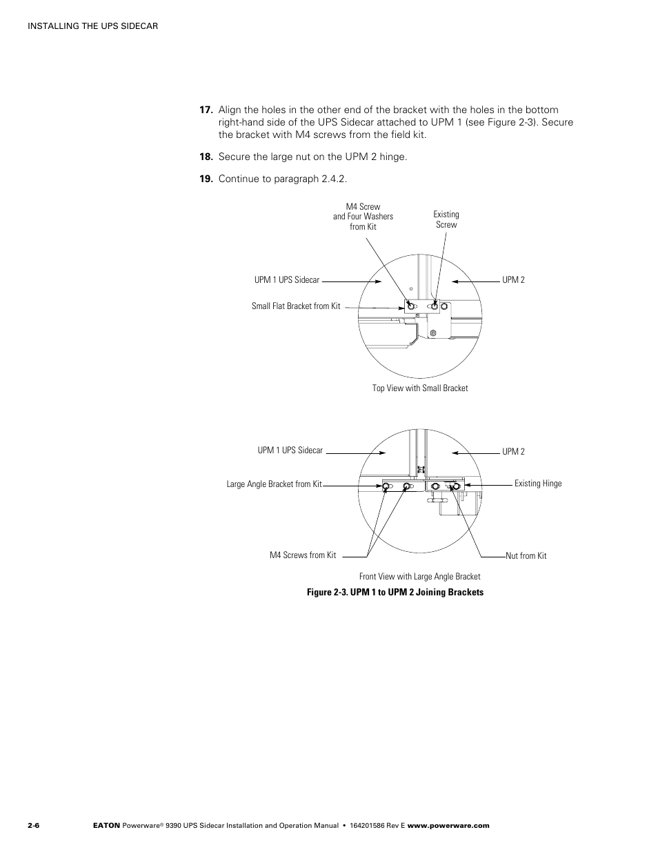 Powerware UPS Sidecar Powerware 9390 User Manual | Page 22 / 124