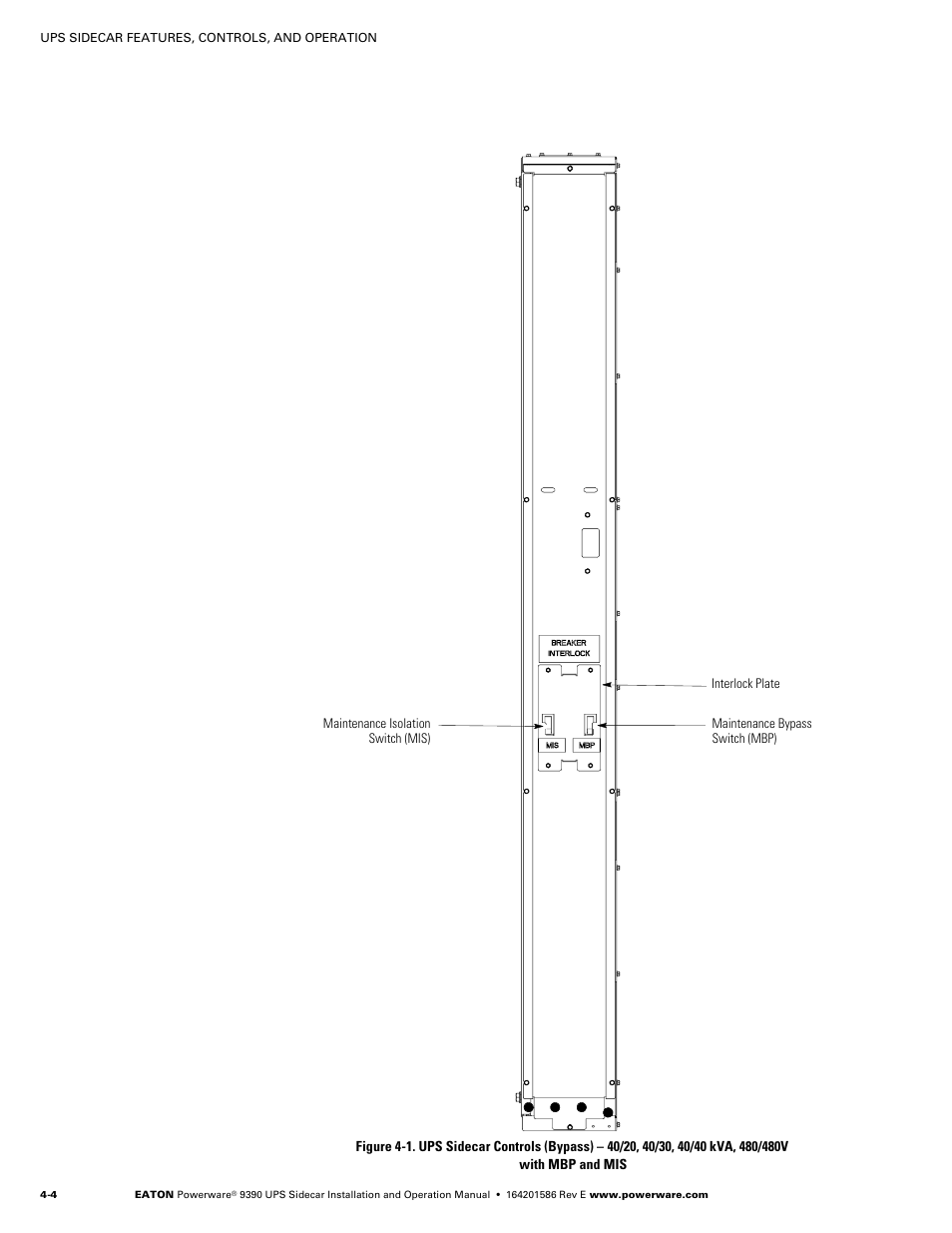 Powerware UPS Sidecar Powerware 9390 User Manual | Page 36 / 124