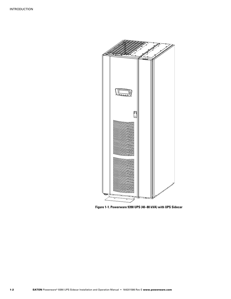 Powerware UPS Sidecar Powerware 9390 User Manual | Page 8 / 124