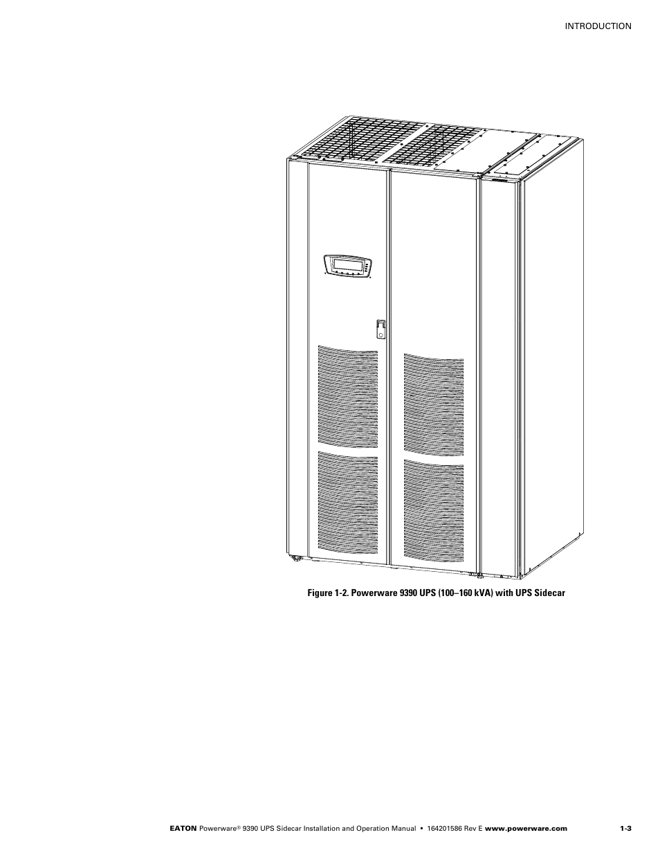 Powerware UPS Sidecar Powerware 9390 User Manual | Page 9 / 124