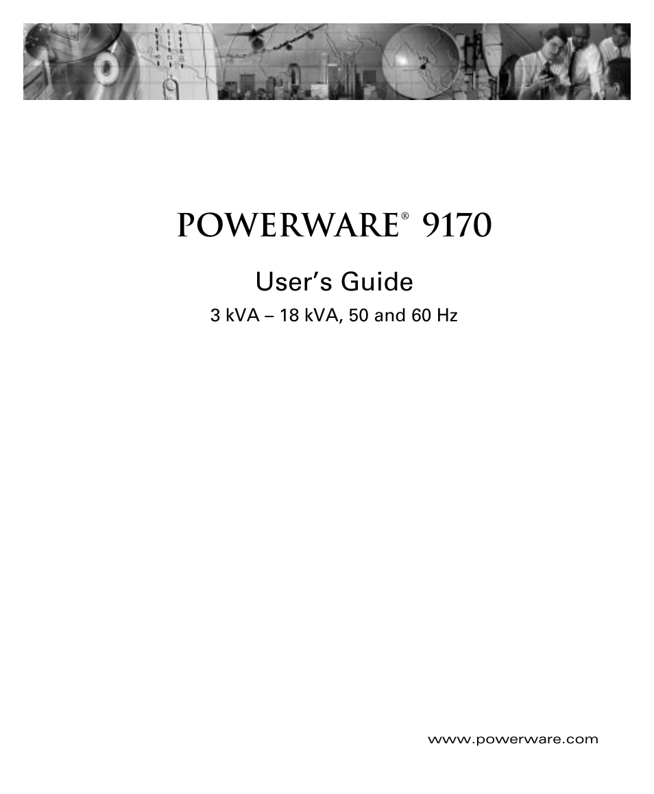 Powerware 9170+ User Manual | 94 pages