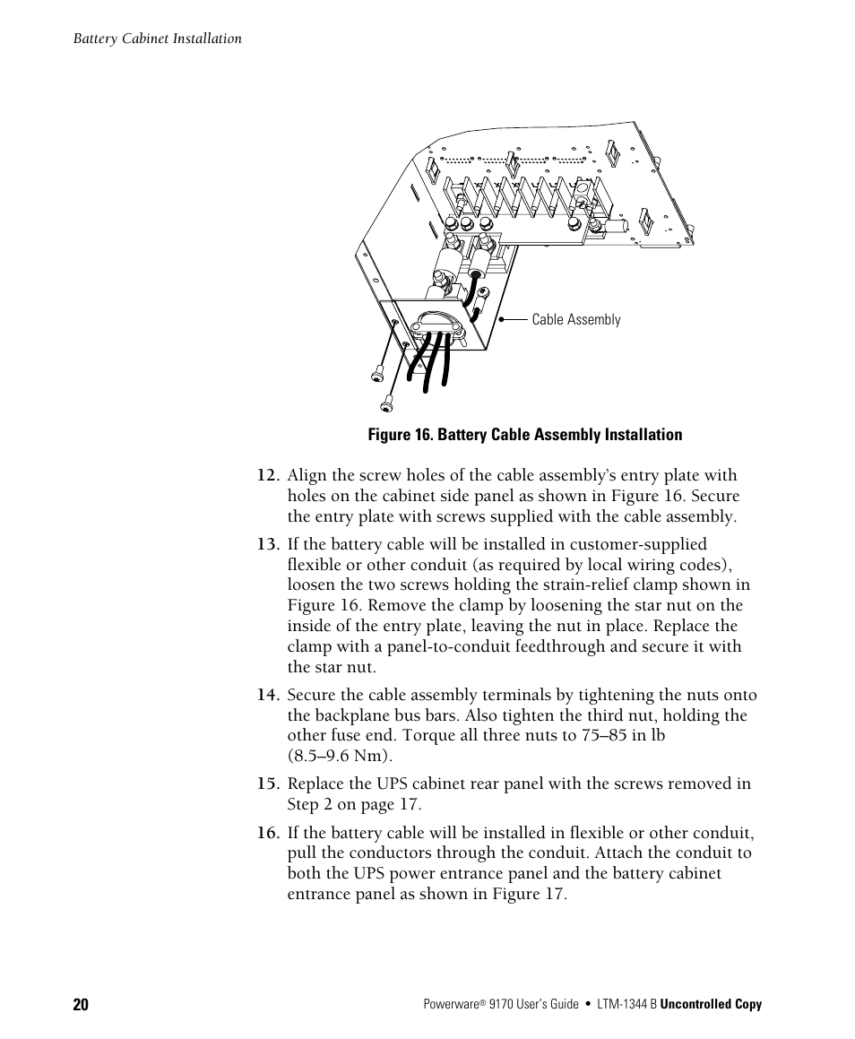 Powerware 9170+ User Manual | Page 24 / 94