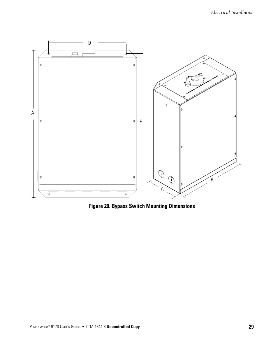 Powerware 9170+ User Manual | Page 33 / 94