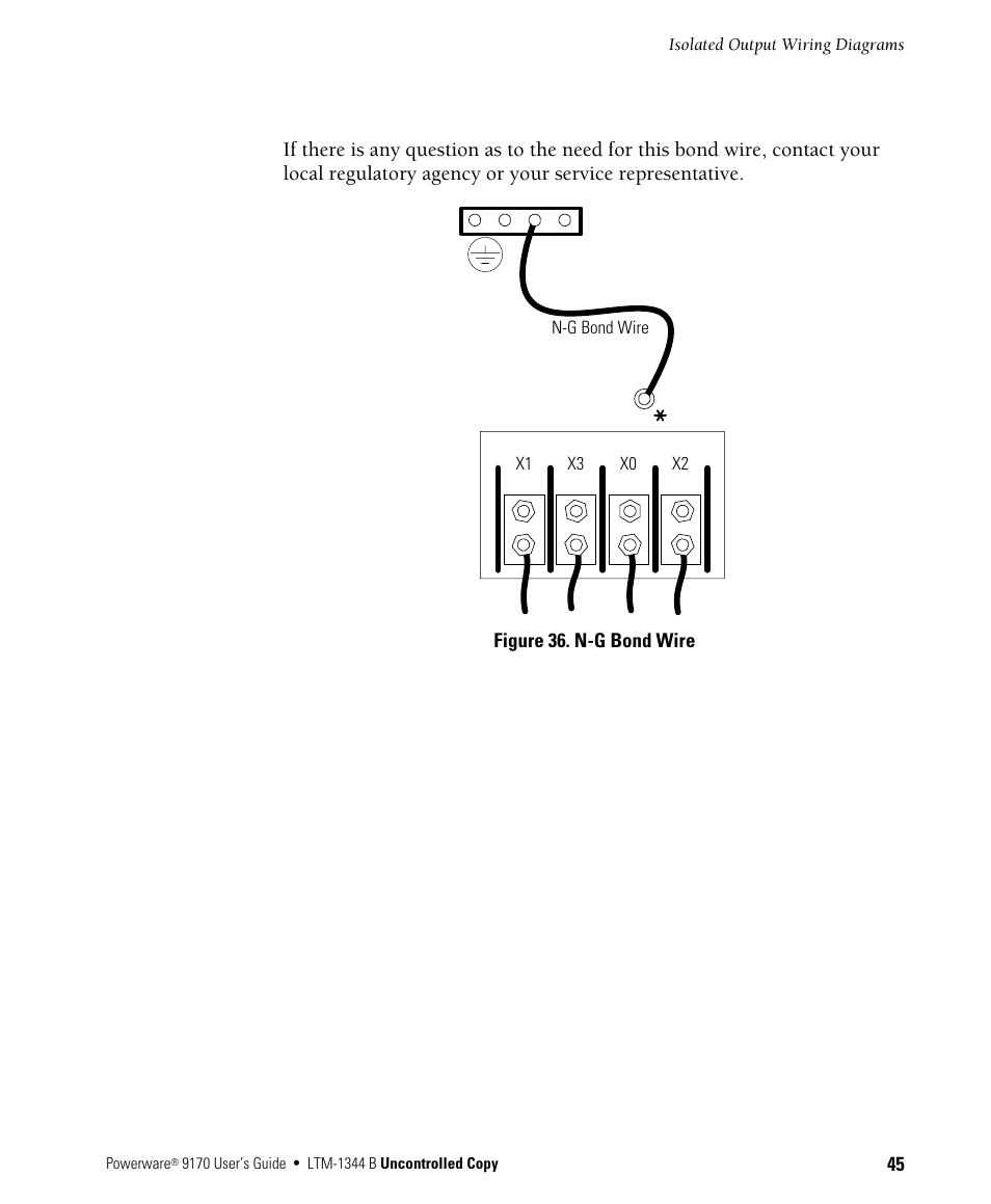 Powerware 9170+ User Manual | Page 49 / 94