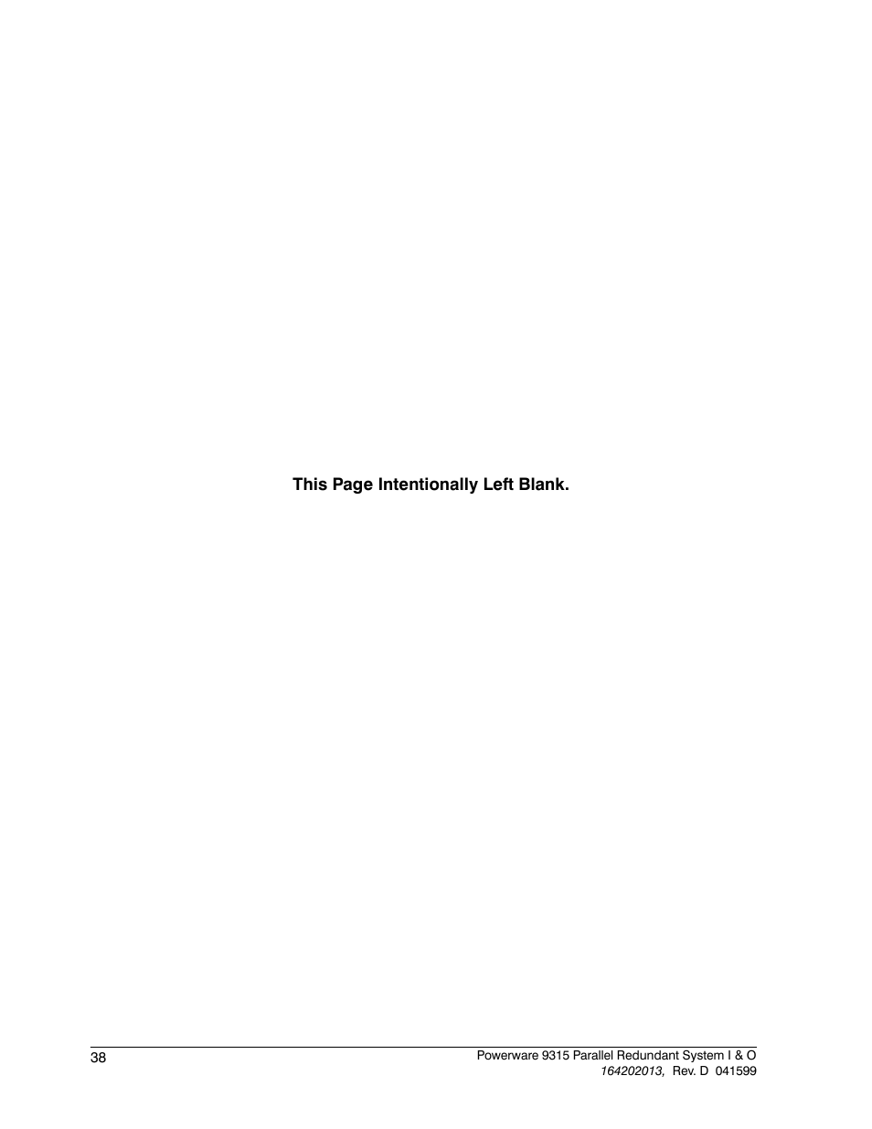 Powerware 9315 User Manual | Page 44 / 54