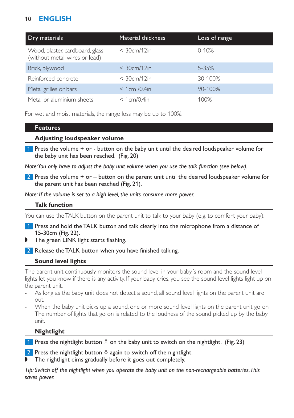 Philips AVENT SCD510 User Manual | Page 10 / 148