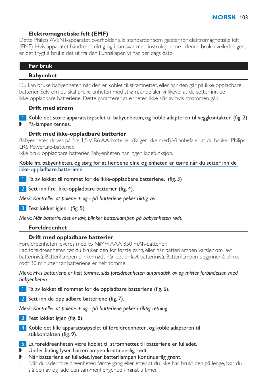 Philips AVENT SCD510 User Manual | Page 103 / 148