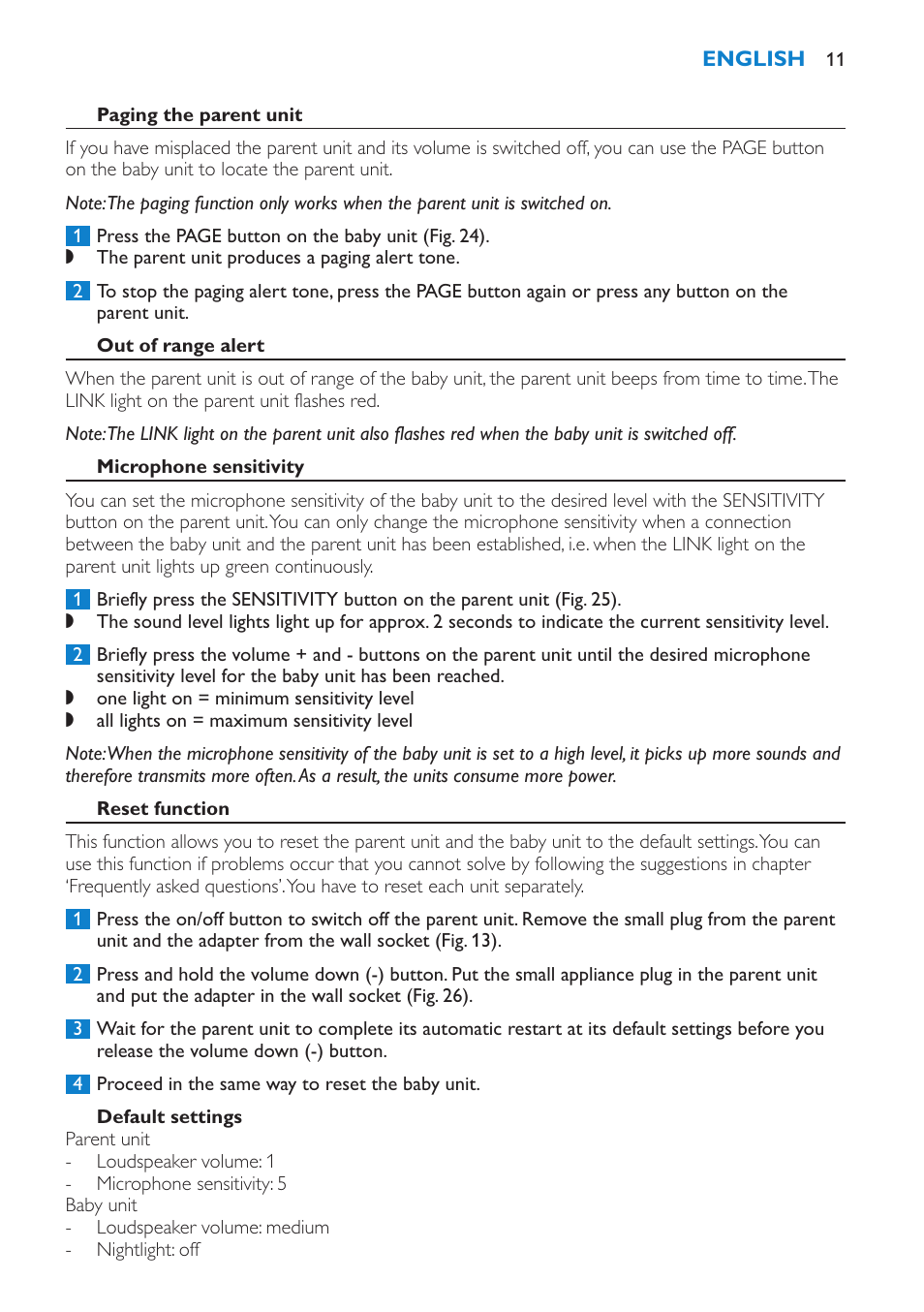 Philips AVENT SCD510 User Manual | Page 11 / 148