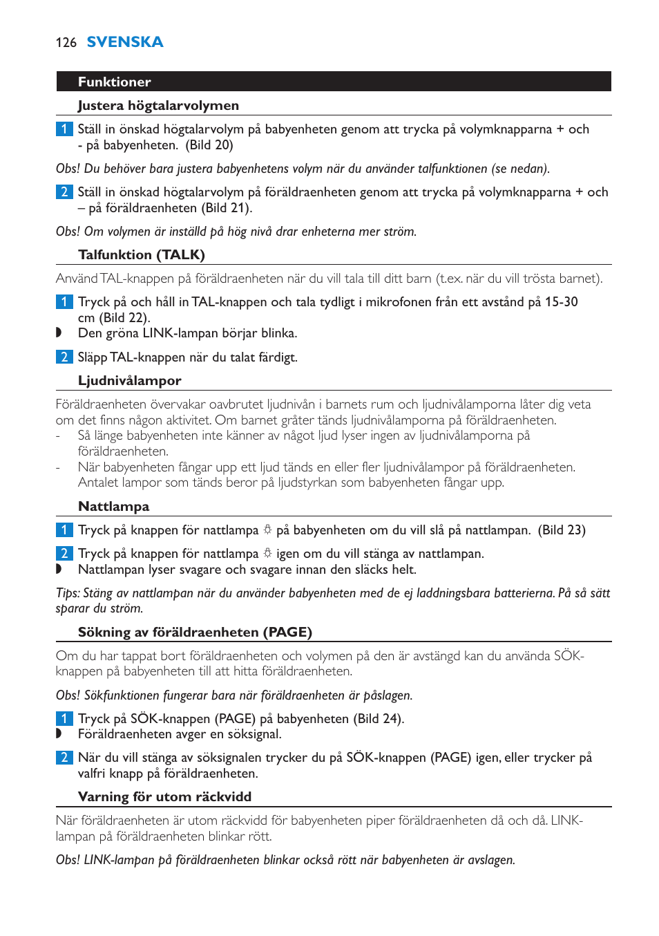 Philips AVENT SCD510 User Manual | Page 126 / 148