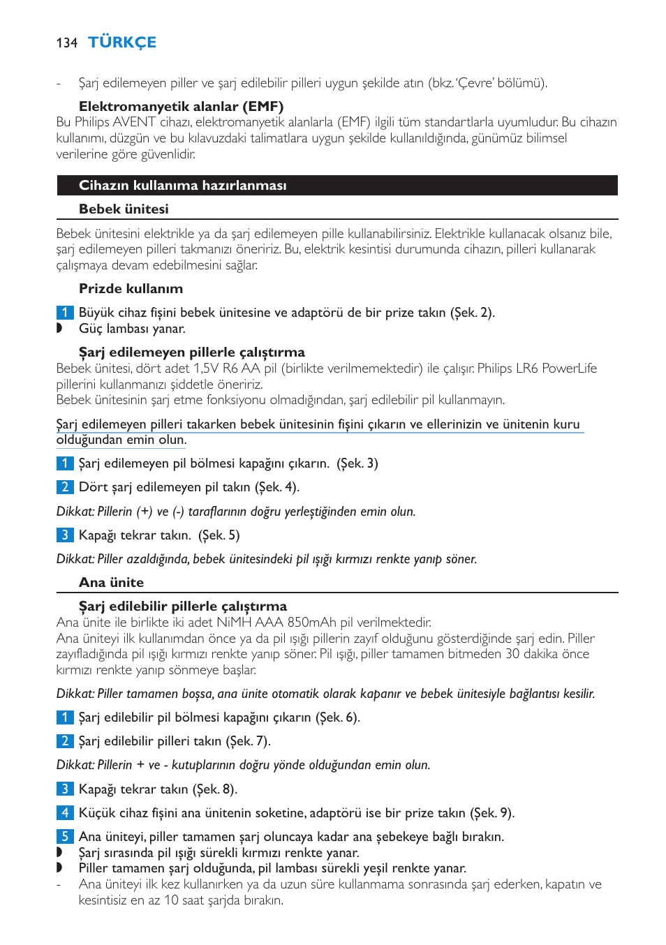 Philips AVENT SCD510 User Manual | Page 134 / 148